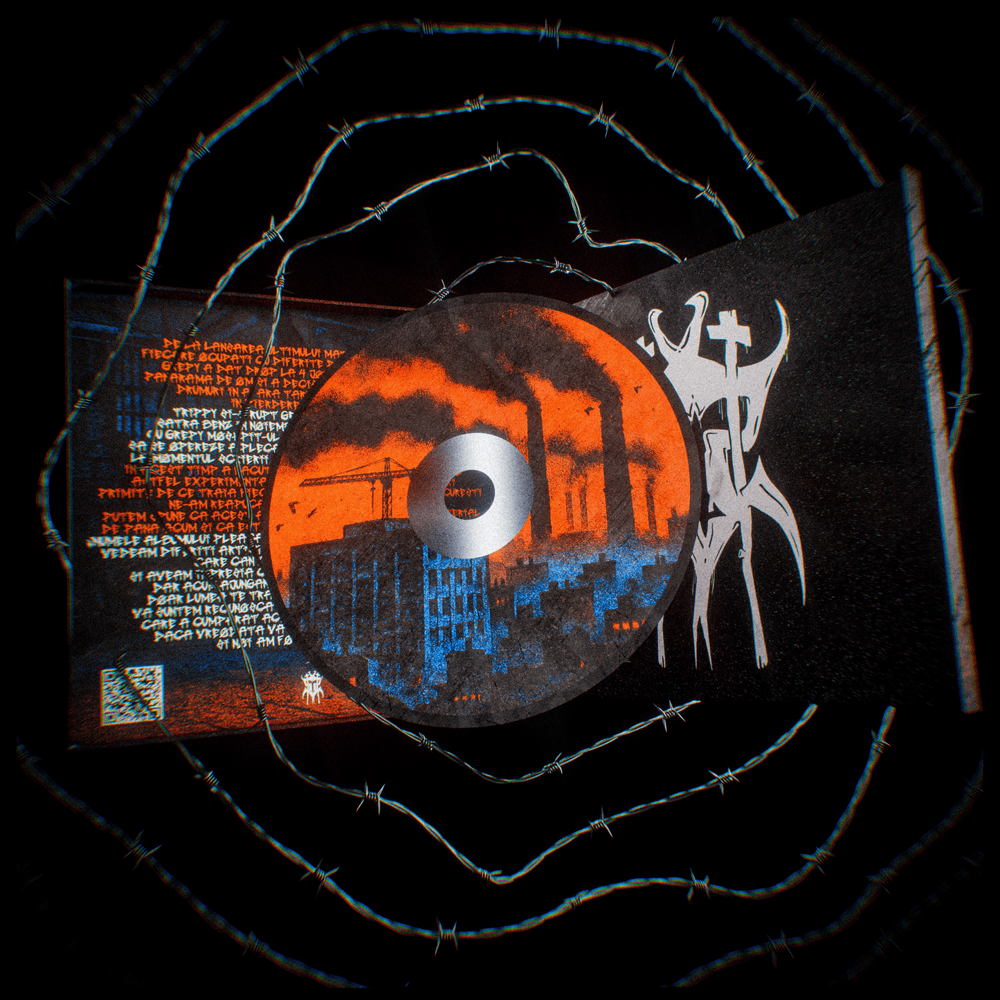 STICKER + CD CADOU "DEASUPRA JEGULUI E TOTUL MURDAR"