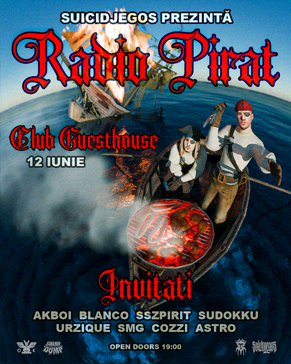 BILET CONCERT SUICIDJEGOS PREZINTA: RADIO PIRAT